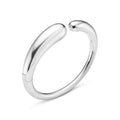 Mercy Hinged Silver Bangle